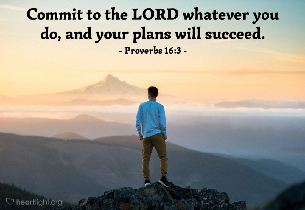 Proverbs 16 3 Daily Devotional In Christ