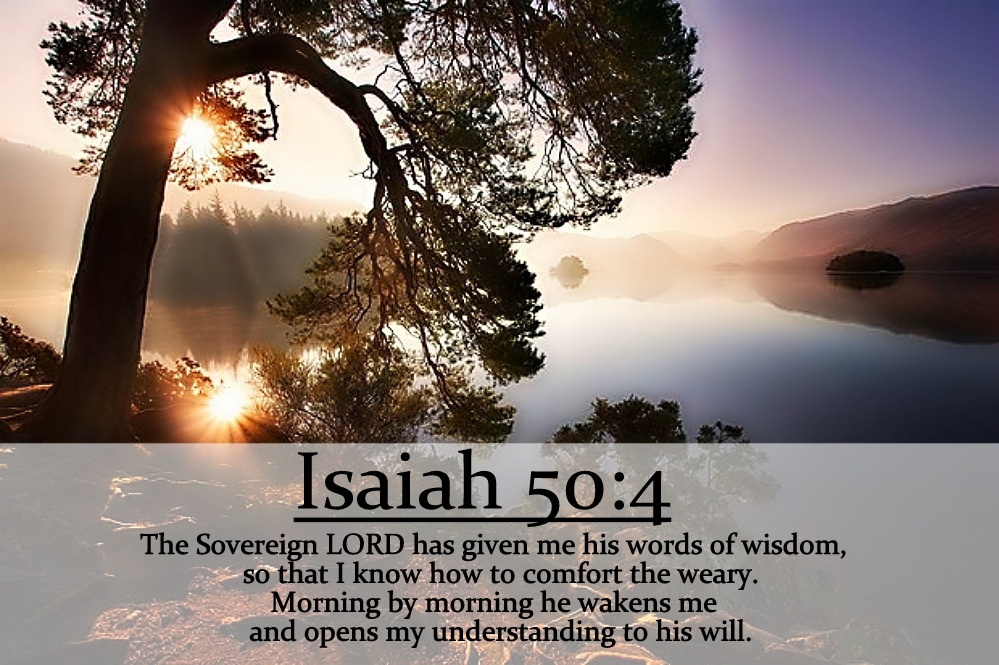 GOD IS SPEAKING In The Depths Of Your Being ISAIAH 50 4 