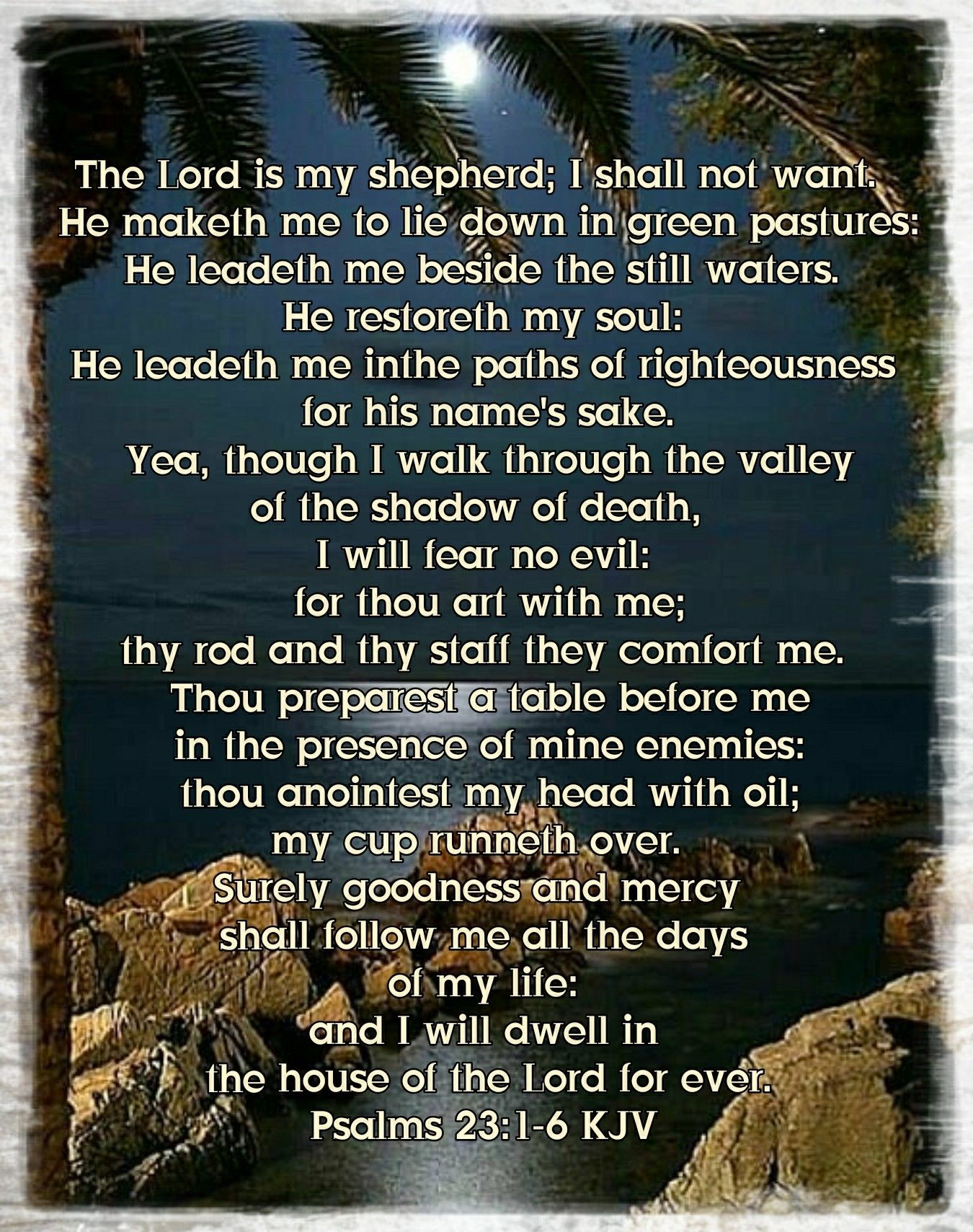 Psalm 23:1-6 - Daily Devotional In Christ